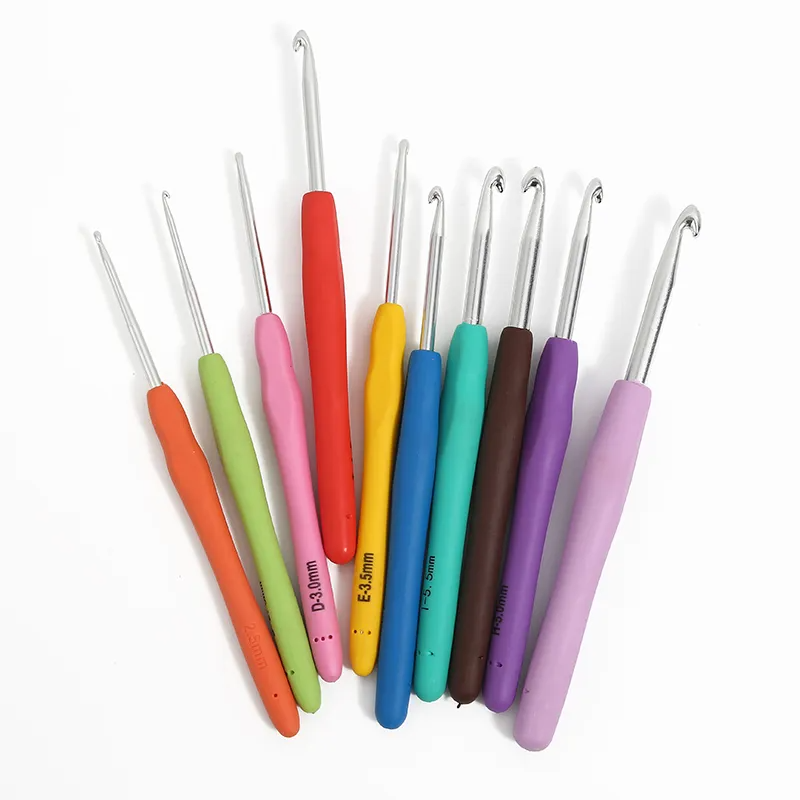 Набор крючков для вязания в косметичке, 14 цветных крючков, размер 2.0/10.0 мм Каменец-Подольский - изображение 3