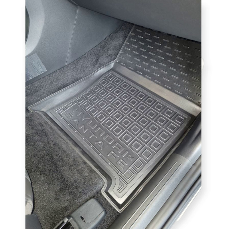 Коврики hyundai santa fe 2024-> борт 2,5см, с перемычкой Avto-Gumm салона Мукачево - изображение 1