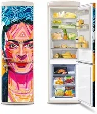 Холодильник Lodówka Vestfrost Art Collection Frida Kahlo VR-FB373-2E2BG z zamrażalnikiem dolnym 190,1 cm Beżowa Киев