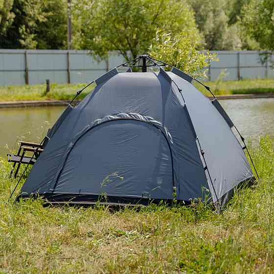 Lugi Намет кемпінговий 2 на 2 метри автоматичний для риболовлі походу туристичний LU-019G Сірий Киев