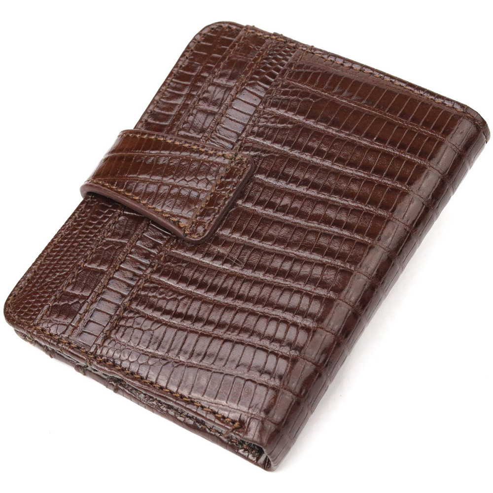 Фактурный кошелек для мужчин из натуральной кожи CANPELLINI 21691 Коричневый Киев - изображение 2