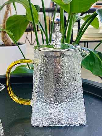 Чайник заварювальний Olens "Крижана Гіза" 750 мл скляний для дому та ресторану Київ