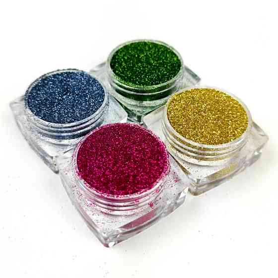 Набор глиттера для био-тату «Базовый №2» glitter-set-4x-2, 4 цвета Винница