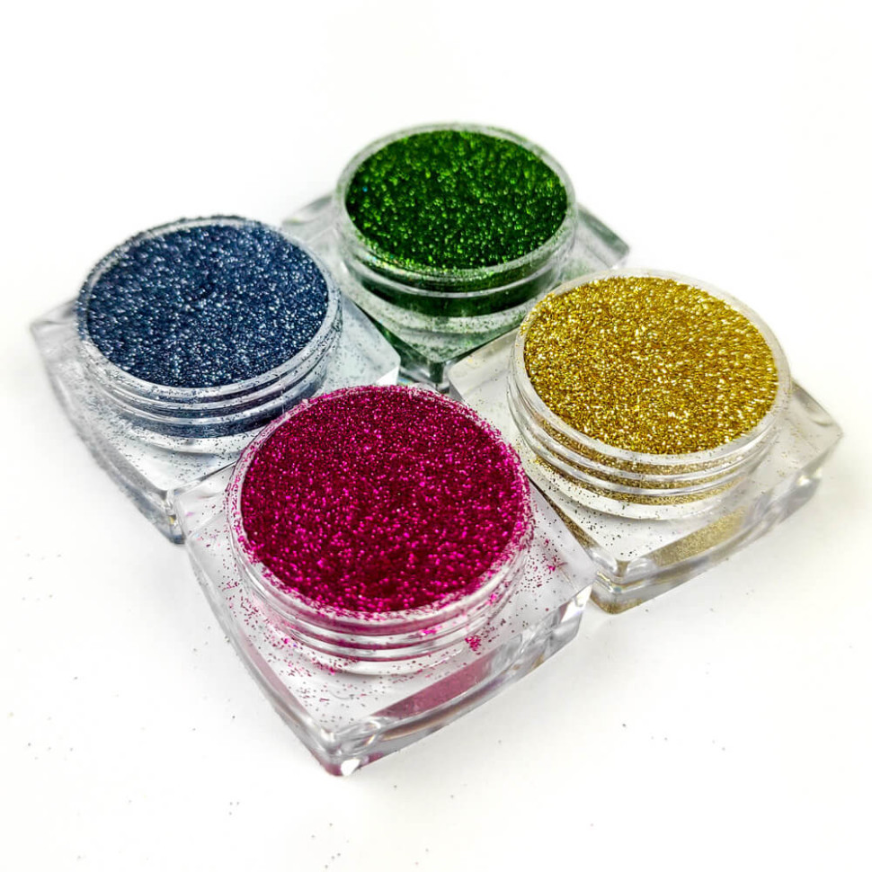 Набор глиттера для био-тату «Базовый №2» glitter-set-4x-2, 4 цвета Винница - изображение 1