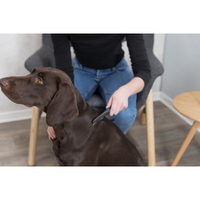 Расческа для животных Trixie Люкс для вычесывания блох и вшей у кошек и собак 21 см (4011905237626) Винница - изображение 3