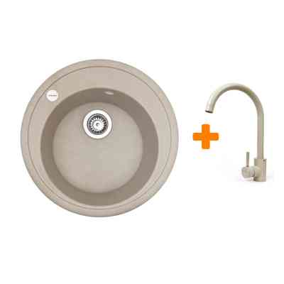 Мойка кухонная Adamant Sun Avena + змішувач (4824296910106) Вінниця