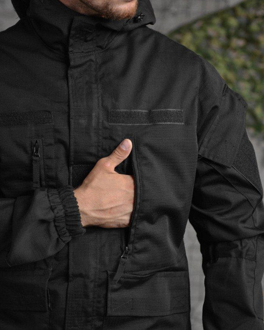 Тактическая  куртка кайот mansory black  НП4885 Одесса - изображение 10