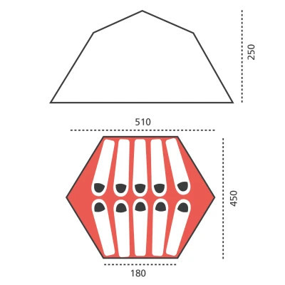 Палатка Grand Canyon Black Knob 10 Capulet Olive (330015) Винница - изображение 7