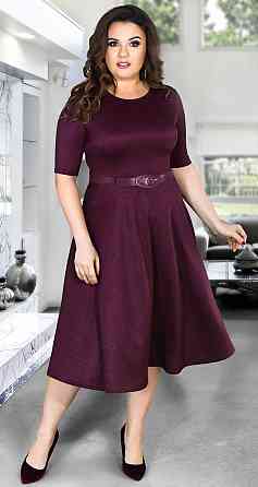 Красивое платье с расклешённой юбкой (46) Киев