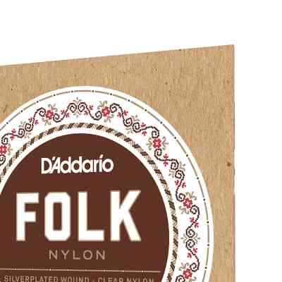 Струни для гітари D'Addario Folk Nylon Ball End Silver Wound / Clear Treble (EJ32C) Вінниця