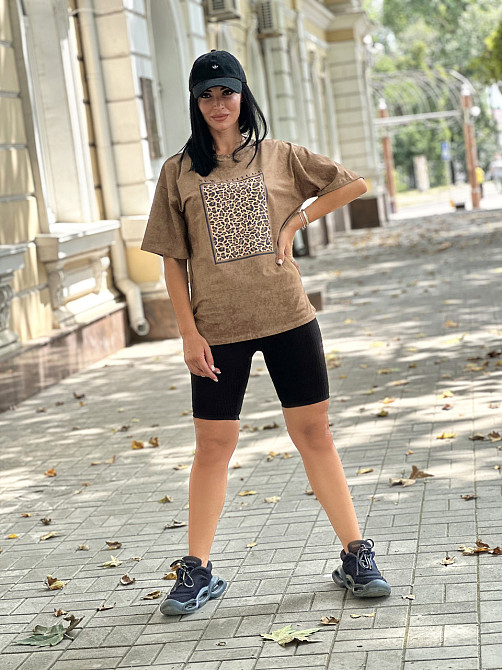 Летний женский комплект с велосипедками рубчик Galway Киев - изображение 7