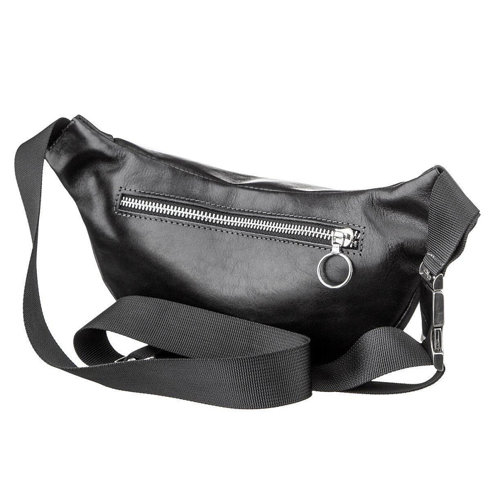 Поясна сумка GRANDE PELLE 11140 Чорна Київ - фото 2