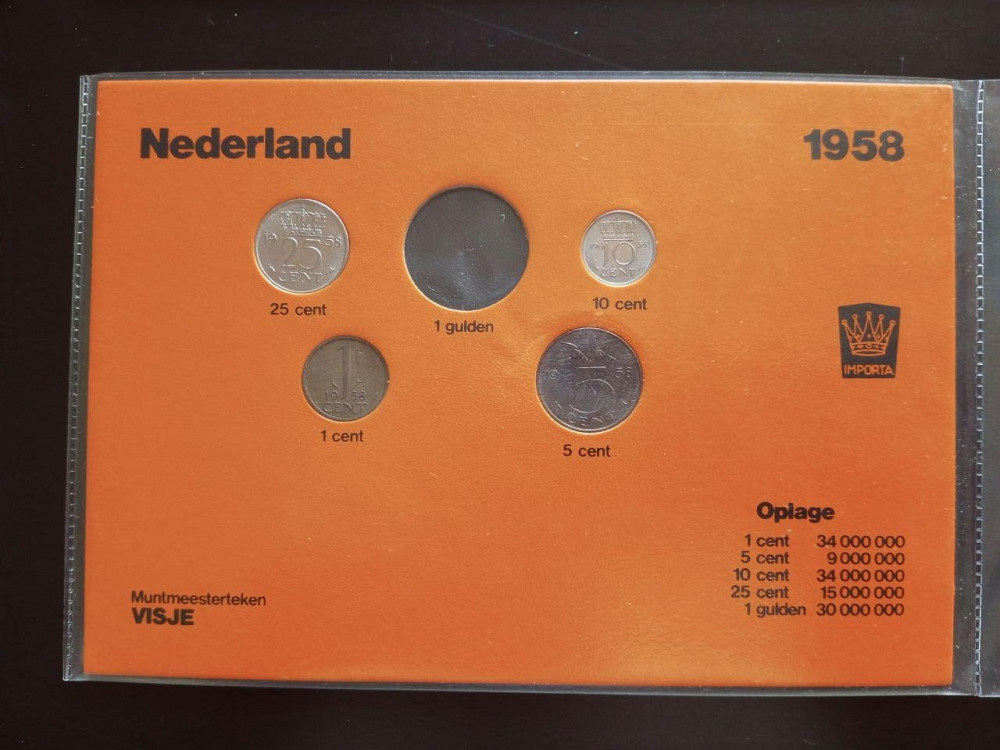 Минт сет Нидерландов, 1958 год (1.2) Не полный Полтава - изображение 1