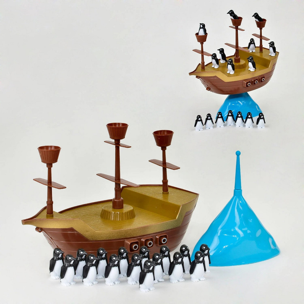 Настільна гра Пінгвінопад 4FUN Game Club корабель пінгвіни (7228) Чернігів - фото 2