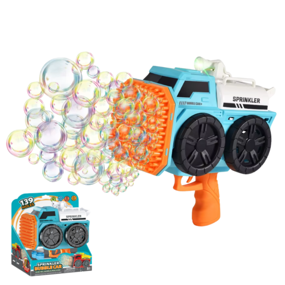 Мыльные пузыри для детей, генератор для мыльных пузырей с подсветкой, пистолет для мыльных пузырей, синий Каменец-Подольский