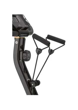 Велотренажер магнітний Gymtek FX600 складаний з еспандерами чорний із жовтим Київ