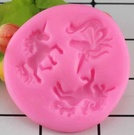 Молд Единорог 7 см розовый Киев - изображение 2
