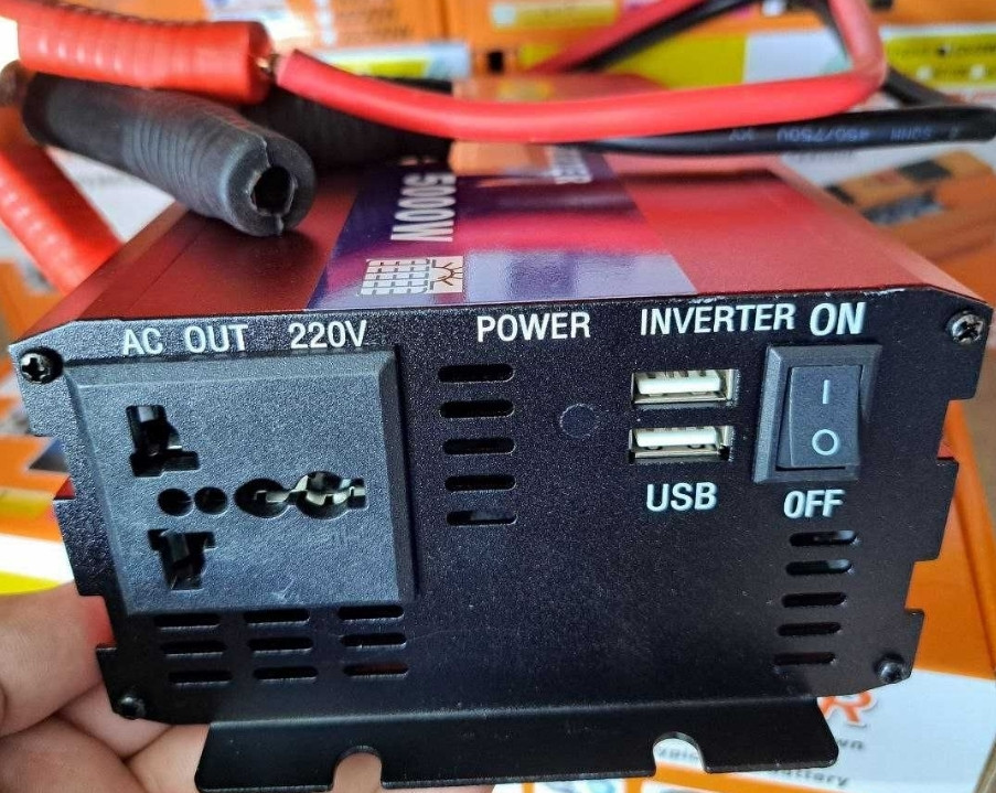 Инвертор 5000W Перетворювач 12-24V 220V з дисплеєм. Київ - фото 1