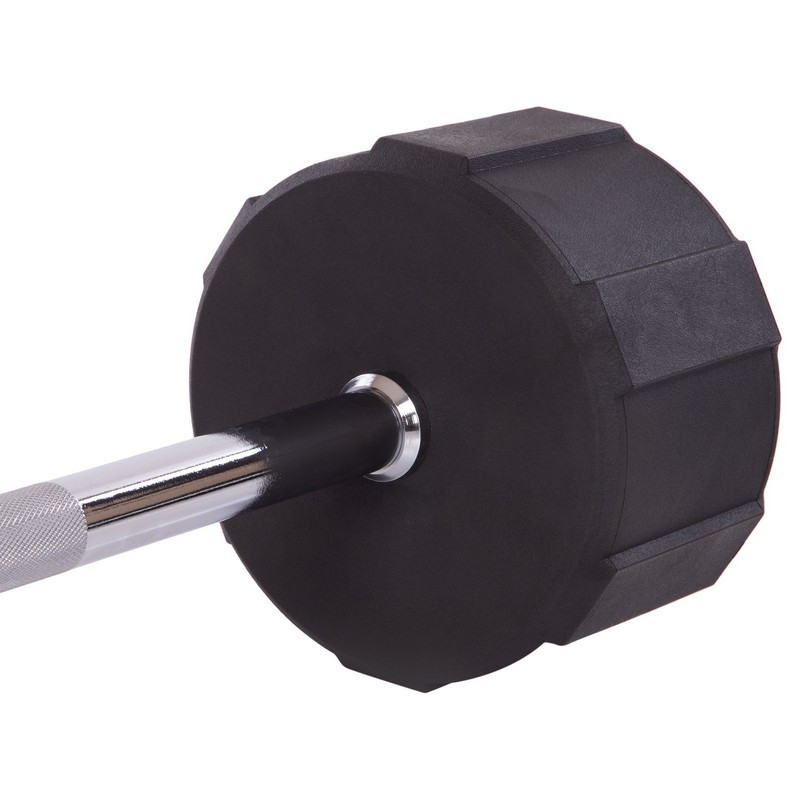 Штанга фіксована пряма поліуретанова LI NUO 3622-50 довжина 122 см 50 кг Київ - фото 5