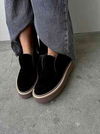 Molly Лофери жіночі MOLLY чорні натуральна замша (5359) Коломия