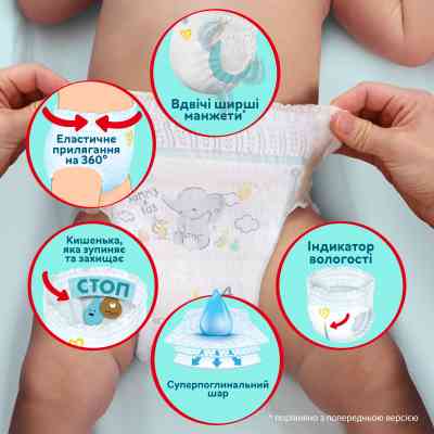 Подгузники Pampers Premium Care Pants Размер 6 (15+ кг) 42 шт (8001841325545) Винница