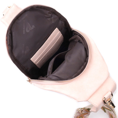 Сумка Vintage Жіноча слінг через плече з екошкіри Рожева (22750) Вінниця - фото 11