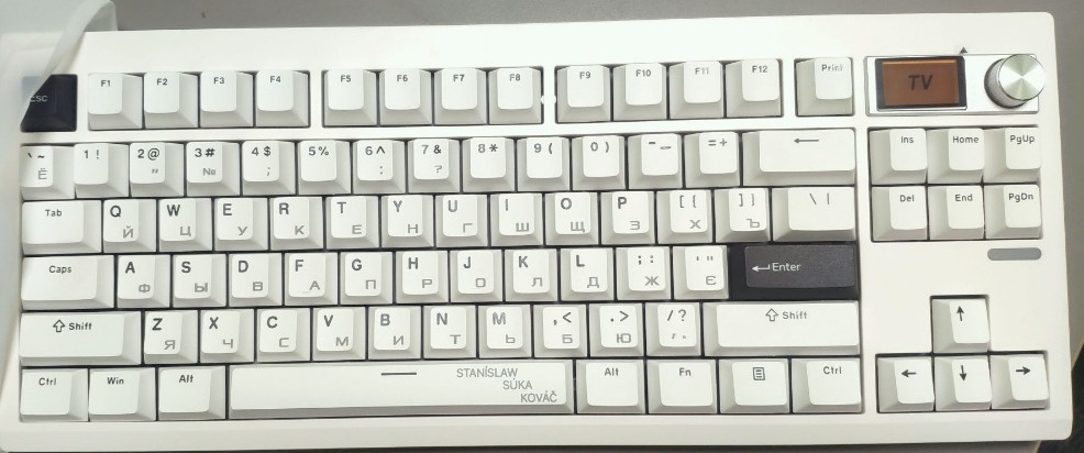 Zuoya GMK87 кастомная механическая хотсвапная беспроводная с экраном и КноБ. Харьков - изображение 4