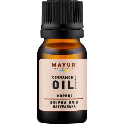 Эфирное масло Mayur Корицы 10 мл (4820230951936) Винница - изображение 1