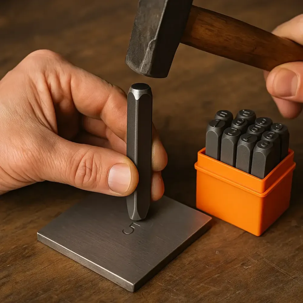 Клейма цифр №3 – набор ударных цифр 0–9, высота 3 мм, для точной маркировки металла, дерева, пластика. Харьков - изображение 1