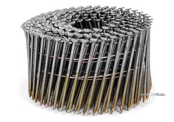 Цвяхи барабанні до пневматичного пістолета VOREL : L=75 мм, Ø=2.5 мм, 3000 шт. (YT-09214) [1] Одесса