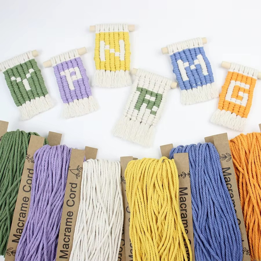 Набор макраме для ручного вязания украшений и аксессуаров для дома 10в1 для рукоделия и творчества Каменец-Подольский - изображение 9