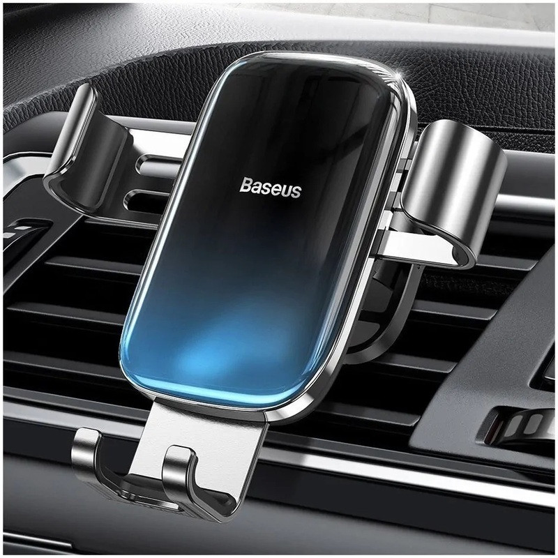 Автотримач для телефона Baseus Glaze Gravity Car Mount Black Київ - фото 2
