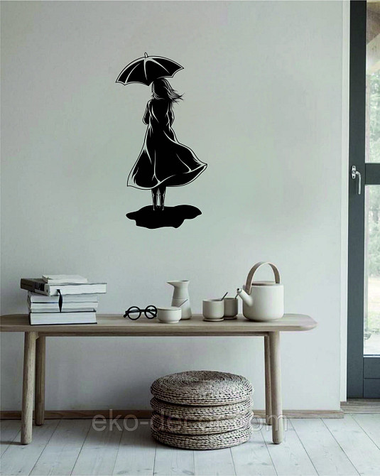 Декоративное настенное Панно «Девушка с зонтом», Декор на стену Киев - изображение 9
