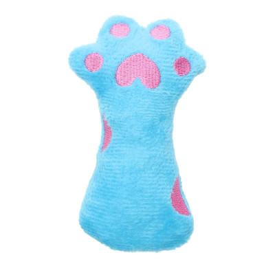 Іграшка для котів Hippie Pet Лапка синя 10.5 см (HIPCT2304053B) Вінниця - фото 1