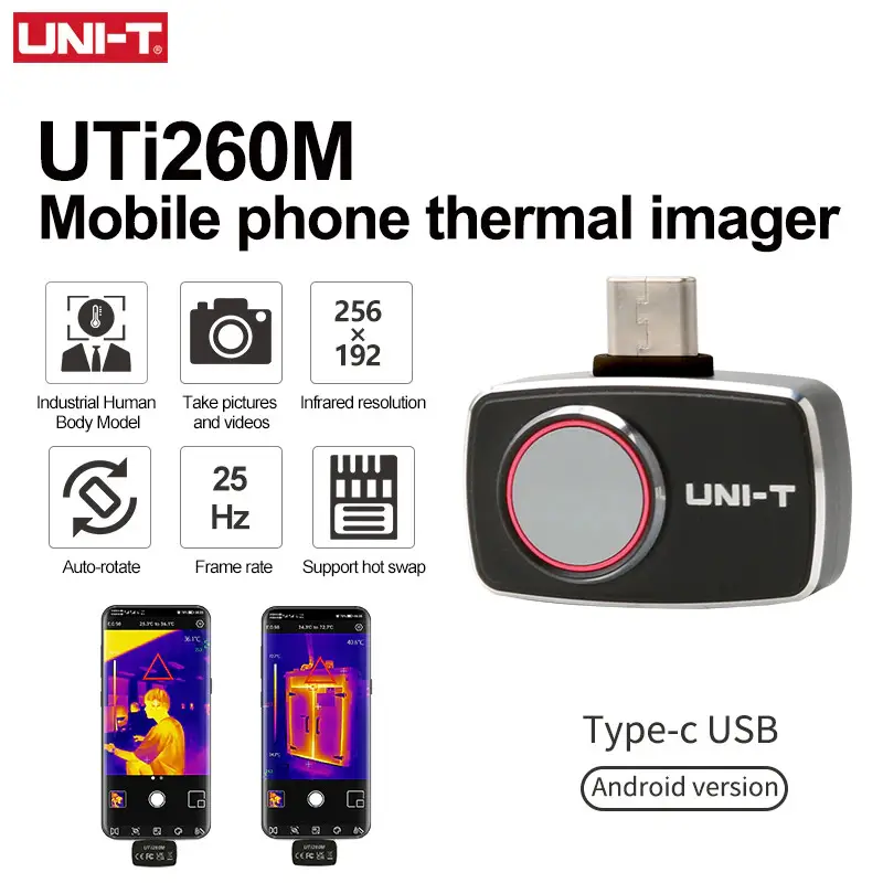 Тепловізор для смартфона UNI-T UTI260M матриця 256х192 25Hz Type-C Київ - фото 2