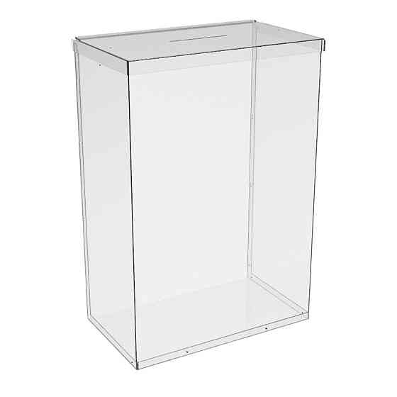 Ящик EKOSTAR без замка для пожертвований и сбора денег 340x200x500. Объем 34 литра Киев