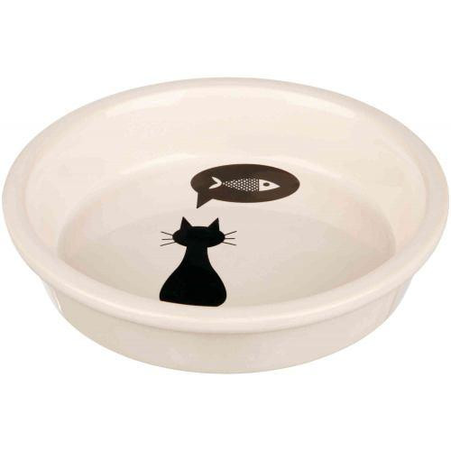 Миска Trixie для котів, керамічна, 13 см, 250 мл (біла) Київ - фото 1