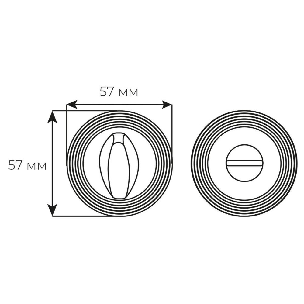Накладка вж Fimet 269 F21 нікель Київ - фото 3