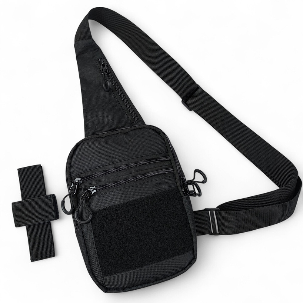 Мужская сумка барсетка для мужчины, Мужская плечевая сумка слинг, Практичная сумка-мессенджер QU-57 Киев - изображение 3