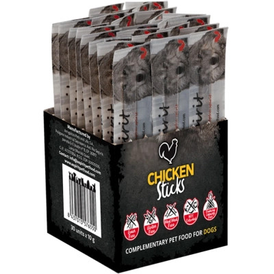 Ласощі для собак Alpha Spirit Dog Sticks Chicken 300 г 30 шт (8436586310653) Вінниця - фото 1