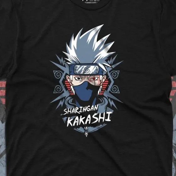 Футболка мужская с принтом Наруто Какаші Хотаге Размер 48 Anime0306 Днепр