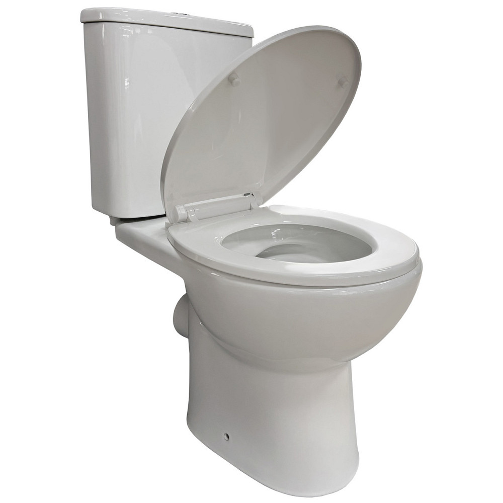 УНІТАЗ-КОМПАКТ PRIMA B нижн., гориз безобідковий з поліпропіленовим сидінням SOFT-CLOSE CT-PHB-PP (000030999) Київ - фото 10