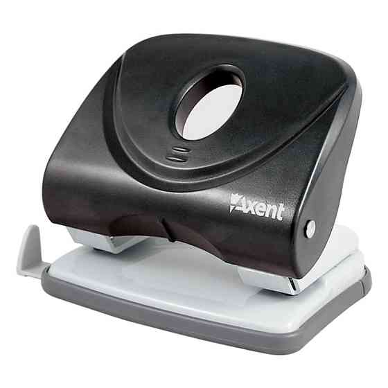 Дырокол Axent Welle-2 plastic, 30sheets, black (3830-01-А) Винница