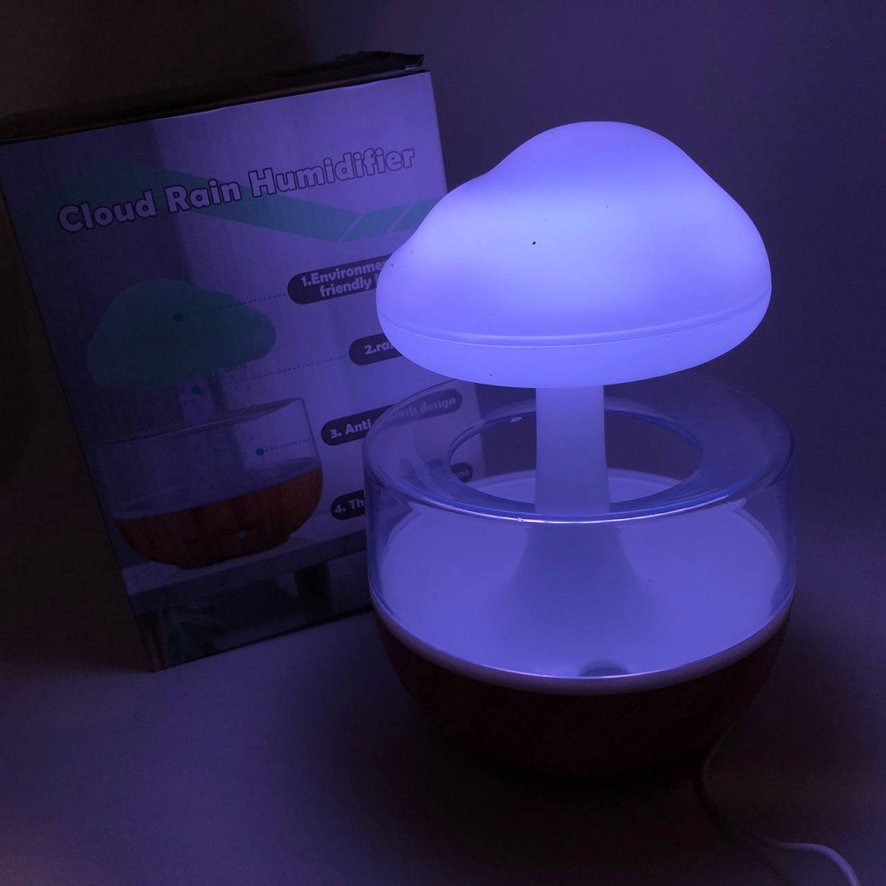 Увлажнитель воздуха с функцией ароматизатора Cloud Rain Humidifier, Ароматический диффузор-увлажнитель QF-77 Львов - изображение 13