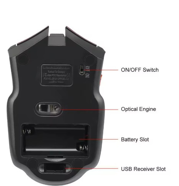 Комп'ютерна бездротова мишка Wireless Bluetooth Mouse 1600 DPI  Сіра Запоріжжя - фото 2