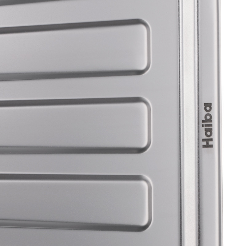 Мийка кухонна HAIBA 74x48 (satin) (HB0561) Киев - изображение 2