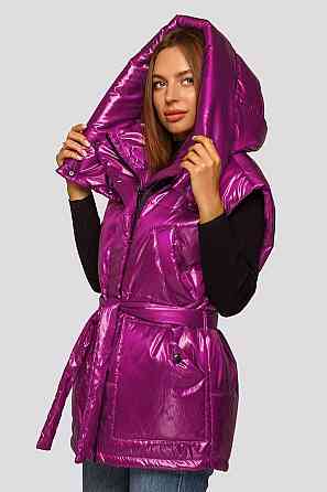 МОДНЫЙ ЖИЛЕТ АЛИСА ИЗ ПЛАЩЕВКИ С ПОЯСОМ . S-XL р. Киев