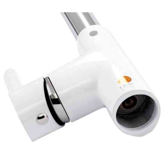 Змішувач для кухні з латуні Qtap Grand QTGRAWCR007F Chrome/White Харків