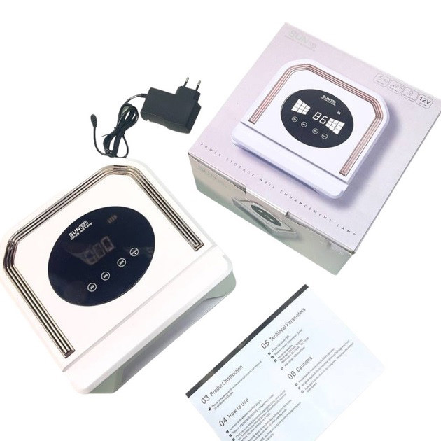 Манікюрна світлодіодна лампа для полімеризації гель-лаків, Професійна сушка для нігтів LN-32 Львів - фото 10