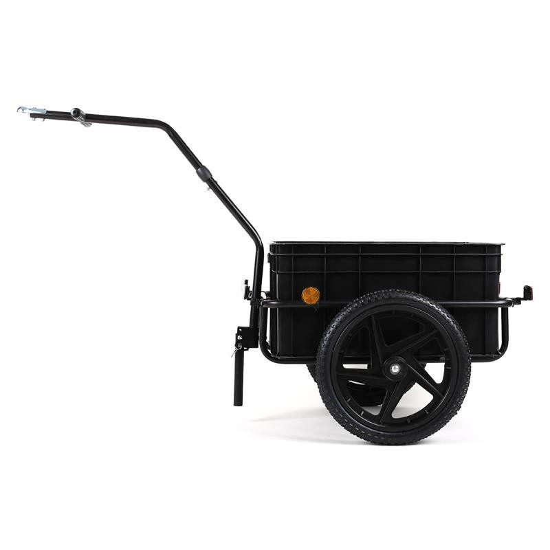 Big Black Mike Bicycle Trailer Load High Drawbar 70L Black Black (Германия, читать описание) Ровно - изображение 2